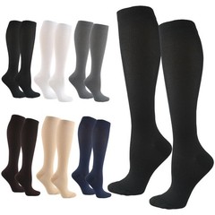 2 Pairs Compression Socks Men Women Varicose Veins Running Travel Sports