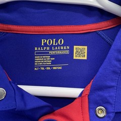 Polo Ralph Lauren Shirt Men XLT Tall Performance tennis wicking zip pocket Golf