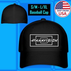 Panavision Film Crew Black Baseball Cap Hat Adult Size Adjustable S/M & L/XL