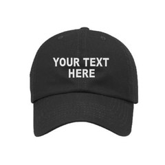 Custom Embroidered Hat – Personalized Your Text on Dad Hat Baseball Cap