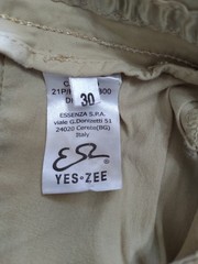 Yes Zee Beige Straight Pants