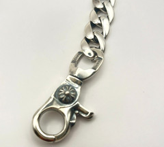 Gothic Biker Wallet Chain Silver Tone Jeans Pants Chain 15.7in【ZKWCN40】