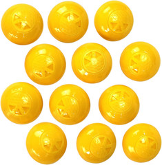 12-Pack Sneaker Shoes Backpack Deodorizer Spheres, Yellow, for Deodorizing Locke