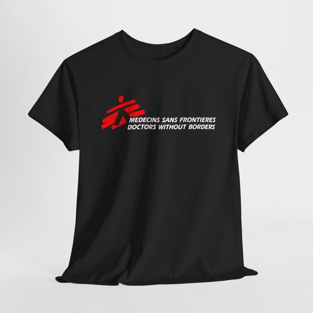 MSF Doctor’s Without Borders Logo White/Grey/Black/Navy T-Shirt S-5XL