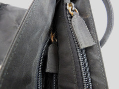 Authentic PRADA Black Nylon Tote Bag Purse #63425