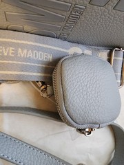 NEW STEVE MADDEN BLUE GLAZE BMATEO TOTE/CROSSBODY SATCHEL BAG W COIN CASE