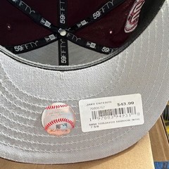 New Era 59FIFTY fitted baseball cap maroon solid mens size 7 5/8
