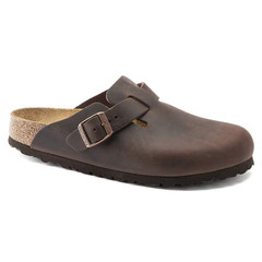 Birkenstock Boston Habana Oiled Leather Clog Shoes Unisex EU 37-45 Narrow/Wide