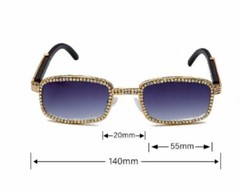 Diamond Hip Hop Sunglasses Outdoor Party Music Wear Elegant Sophisticated Men