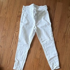 American Eagle Outfitters Women’s White High-Rise Jegging Jeans 5-Pocket