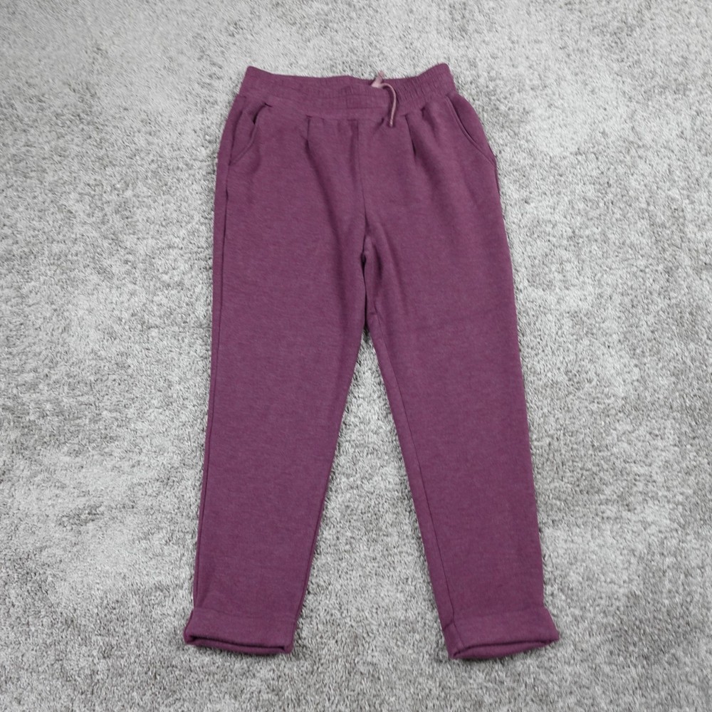 Varley DoubleSoft The Rolled Cuff Pant Comfy Joggers Womens Large Maroon