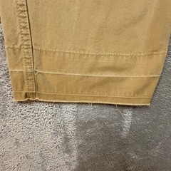 American Eagle Men’s 36×30.75 Khaki Relaxed Straight Chino Distressed Hem Pants