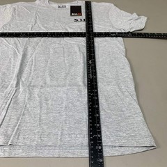 5.11 TACTICAL All Bark All Bite T-Shirt Cotton Polyester 016 Heather Grey Sz M