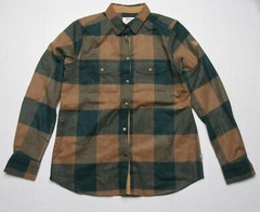FjallRaven Women Canada LS Shirt (S) Deep Patina / Buckwheat Brown 90835