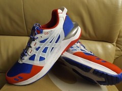 ASICS GEL LYTE XXX JAPAN Men’s Size 5 Shoes Illusion Blue/Red/White 120A209-400