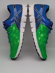 Asics Gel-Lyte33 3 Flash Green Electric Blue Running Shoes Men’s Size 8.5 T2H2N