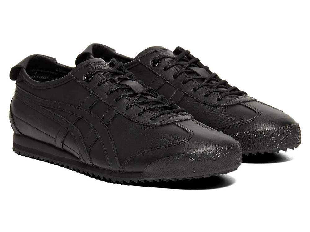 Onitsuka Tiger Mexico 66 SD 1183A872-004 Triple Black Leather New Box