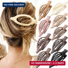 Flat Hair Clips, 9 PCS 4.7 Inch Large Side Slide Volume Duckbill Clips for Women