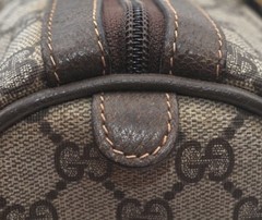 Vintage Gucci Sherry Monogram Boston Bag