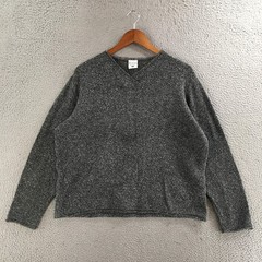 Columbia Sweater Womens XL V Neck Long Sleeve Knit Pullover Casual Soft Gray