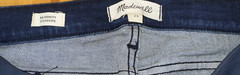 Madewell Maternity Skinny Jeans Size 29 Side Panels Adjustable Stretch Stovepipe