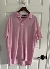 Polo Ralph Lauren 3 Button Pink Polo Men’s XXL