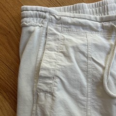 Daily Practice by Anthropologie Jesse Wide-Leg Pants pearl Size Size L