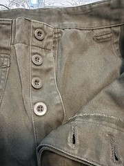 Vintage Slama Wien 2001 Olive Green Cargo Pants Military Utility Workwear sz 8