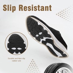 Mens Wide Slip On Mule Shoes Comfortable Closed-Toe Clogs Walking Sneaker Shoes