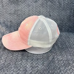 John Deere Pink Corduroy Trucker Hat Mesh Back Adjustable Peach Cap RN114640
