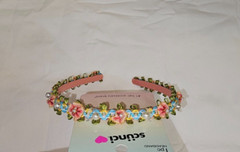 Scunci Fancy Headband W Flowers And Pearls Special Occasion