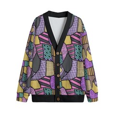 The Nightmare Before Christmas Sally Patchwork Knitted Cardigan