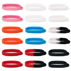 72 PCS Anti Lost Silicone Rings, 40mm/1.57Inch Holder Adjustable Case Necklac…