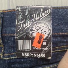 True Urban Shorts Size 16 806814 Y2K 90s Hip Hop Streetwear Skater Grunge