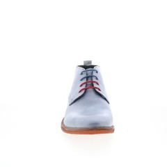 Testosterone Apple Valley T99600 Mens Blue Leather Lace Up Chukkas Boots