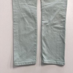 J.CREW Toothpick 26 Ankle (Actual: 30×27 inches) Womens Mint jeans cotton blend