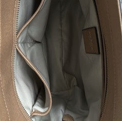 Isaac Mizrahi Valerie Saffiano Leather Satchel Bag in Camel – New, never used!