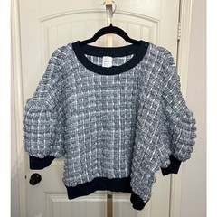 Anthropologie Maeve Tweed Puff Sleeve