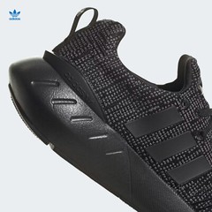 Adidas Swift Run 22 Core Black/Grey GW8166 Big Kid Size 7