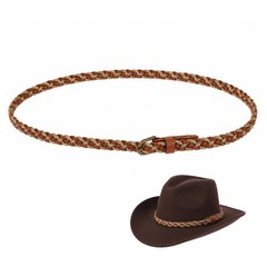 Cowboy Hat Bands for Women, Hat Bands for Men Leather Hat-Band Western Straw