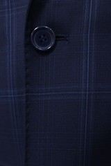 LANIFICIO LA MALPENGA mens blue WINDOWPANE sport coat suit jacket blazer 42 R