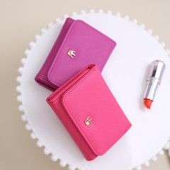 Women Trifold Small Leather Wallets Short Clutch Billfold Purse with Coin Pocket