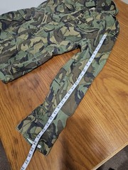 Howe & Dumar Jacket Mens Medium Green Camo Military Canvas Field Coat Lined