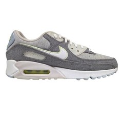 Nike Air Max 90 NRG Mens 9 Grey Vast CK6467-001 Recycled Canvas Sneakers Shoes