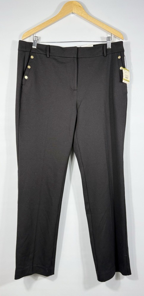 NEW Anne Klein Women’s 14 Slash Pocket Straight Leg Pants • Reg Price $89