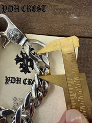 Gothic Biker Wallet Chain Silver Tone Jeans Pants Chain 15.7in【ZKWCN40】