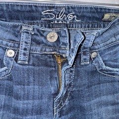 Silver Jeans Suki Women’s 25/32 Blue Denim Bootcut Y2K Style
