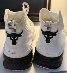 Under Armour Project Rock Mid-Top Sneakers Breathable White/Black