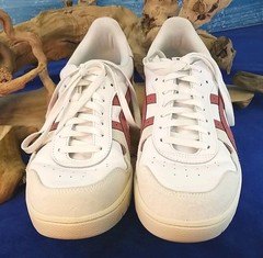 Asics Japan S Men’s Size 11.5 US White Red Shoes Sneaker Low Top Suede Leather