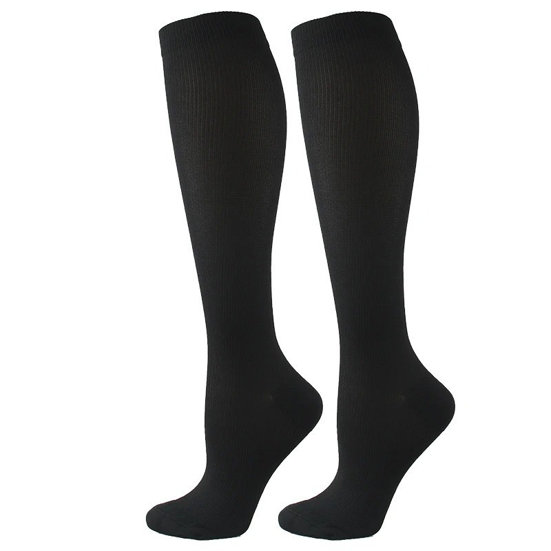 2 Pairs Compression Socks Men Women Varicose Veins Running Travel Sports